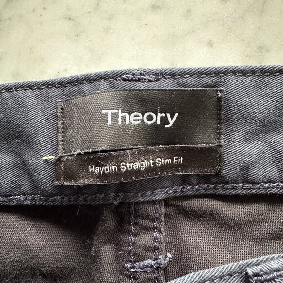 Theory Haydin Pant in Stretch Cotton Twill - Size 32 - Picture 2 of 5